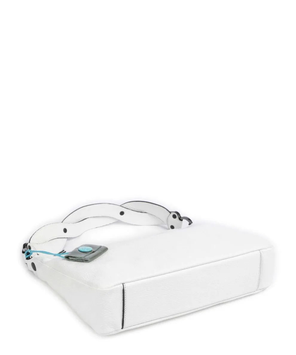 Delos Calliope Hobo bag grained calfskin white