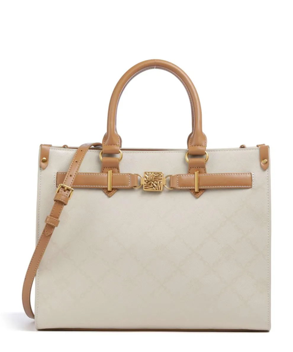BSTILO-E Handbag imitation leather ivory/brown