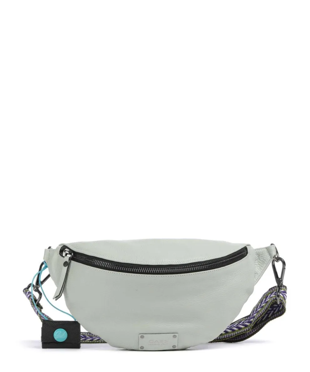 Guadalupe Orlanda Fanny pack grained calfskin mint green