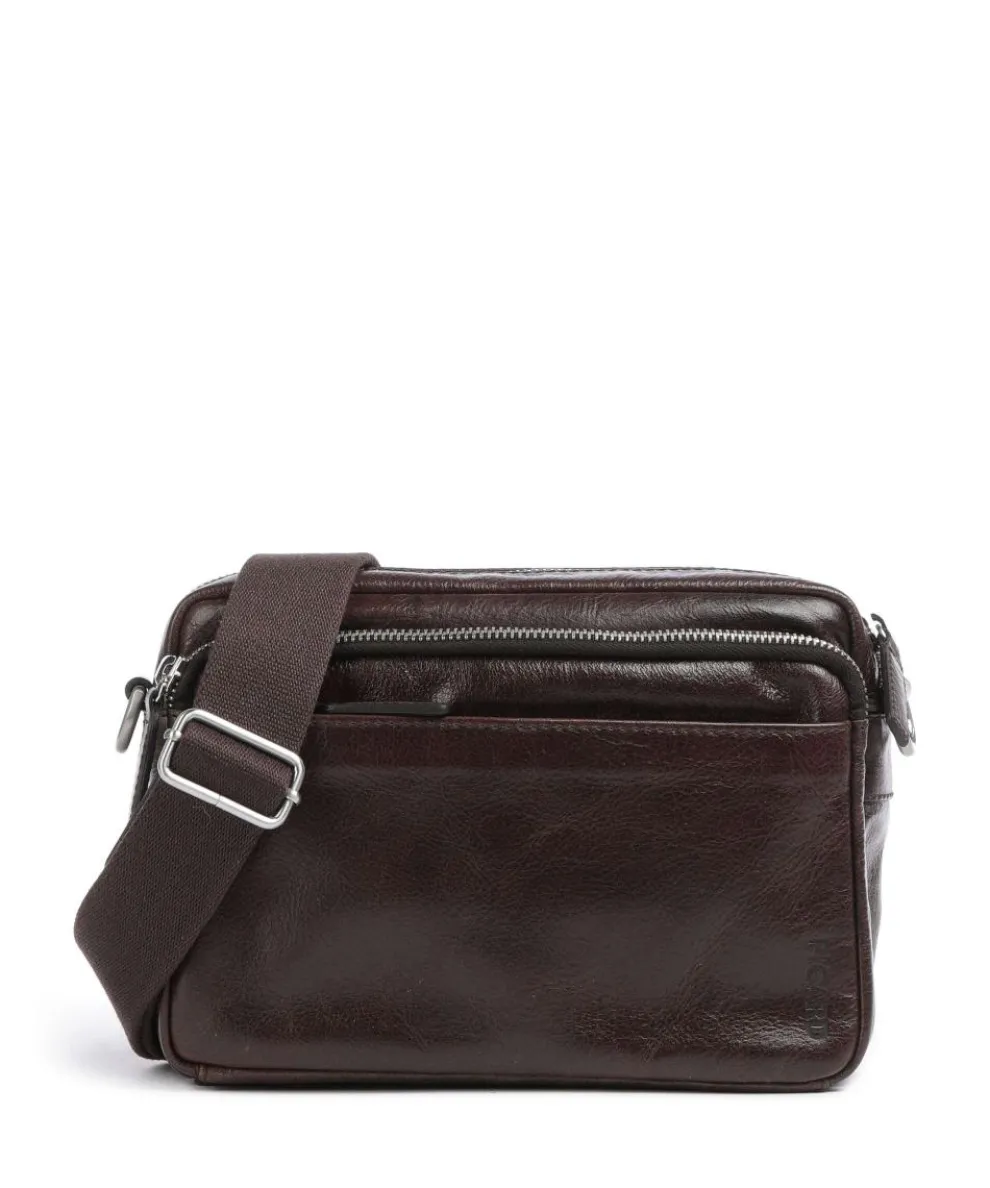 Buddy Crossbody bag buffalo leather dark brown