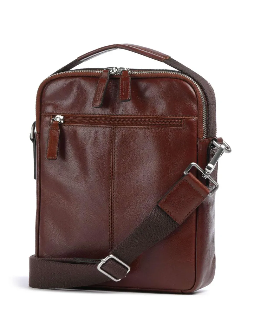 Buddy Crossbody bag buffalo leather cognac