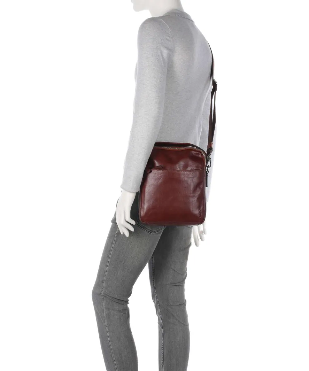 Buddy Crossbody bag buffalo leather cognac