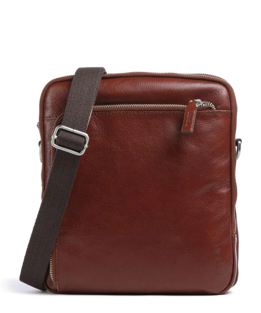 Buddy Crossbody bag buffalo leather cognac