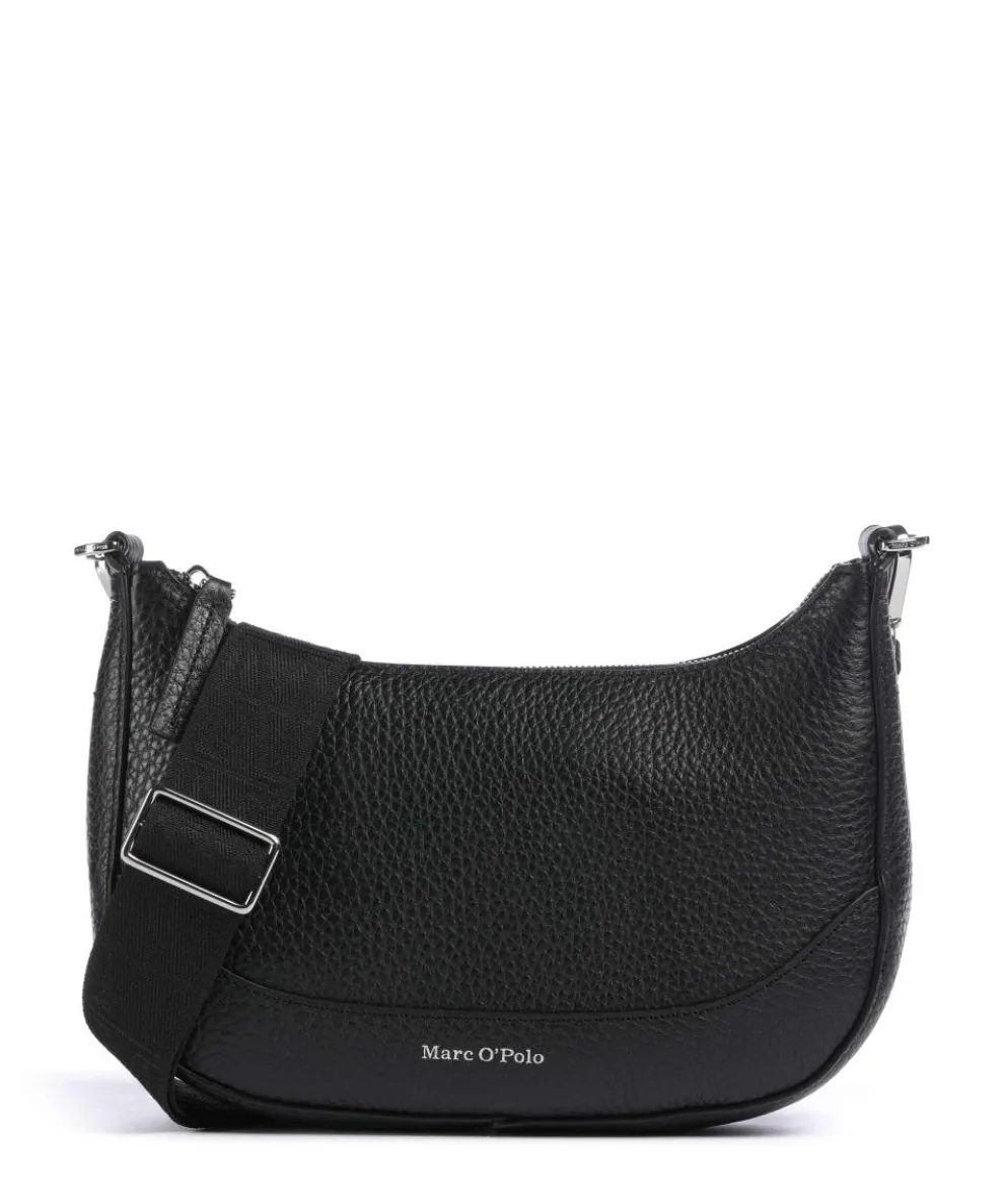 Bulan S Crossbody bag grained cow leather black