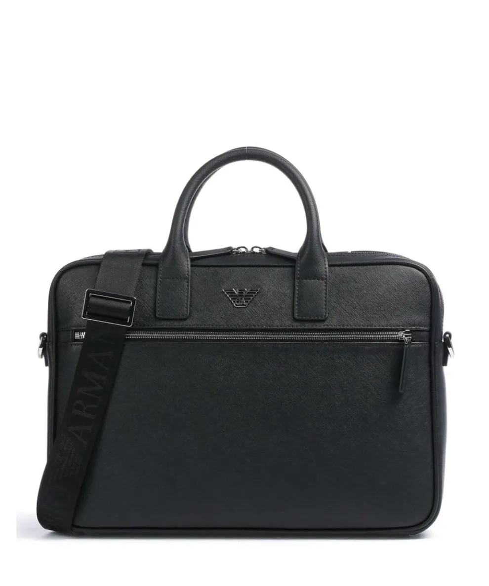 Business Regenerated Briefcase 14″ imitation leather black