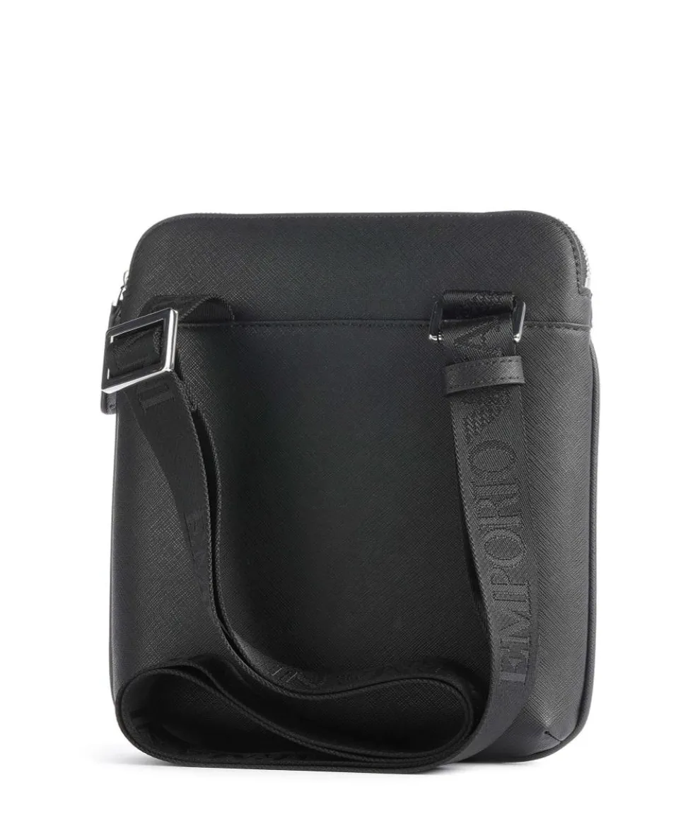 Business Regenerated Crossbody bag imitation leather black
