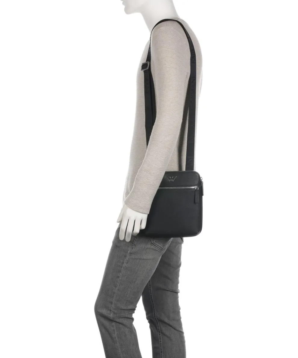Business Regenerated Crossbody bag imitation leather black