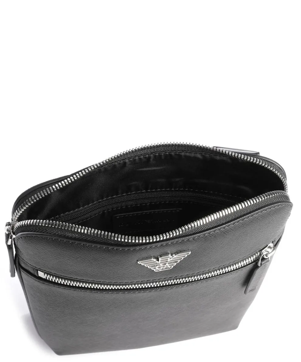 Business Regenerated Crossbody bag imitation leather black