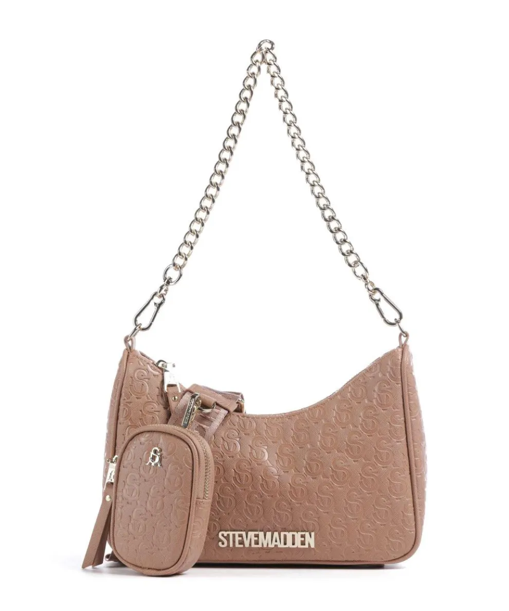 BVICE-E Shoulder bag imitation leather light brown