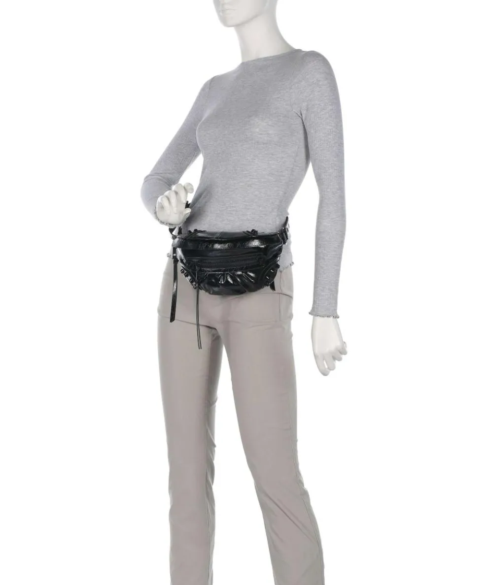 BVINA Fanny pack polyurethane black