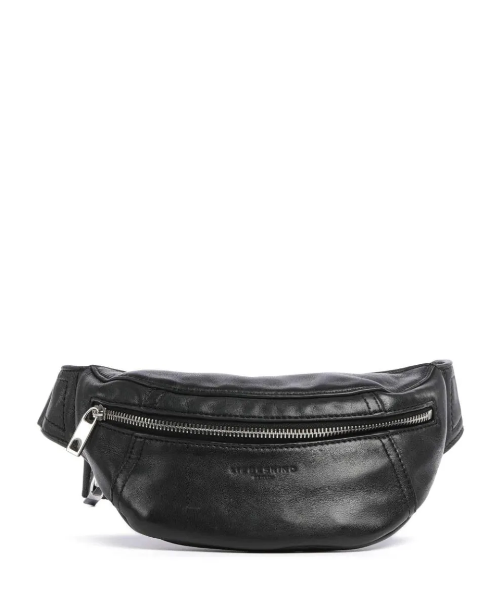 Chudy Sheep Natural S Fanny pack sheepskin leather black