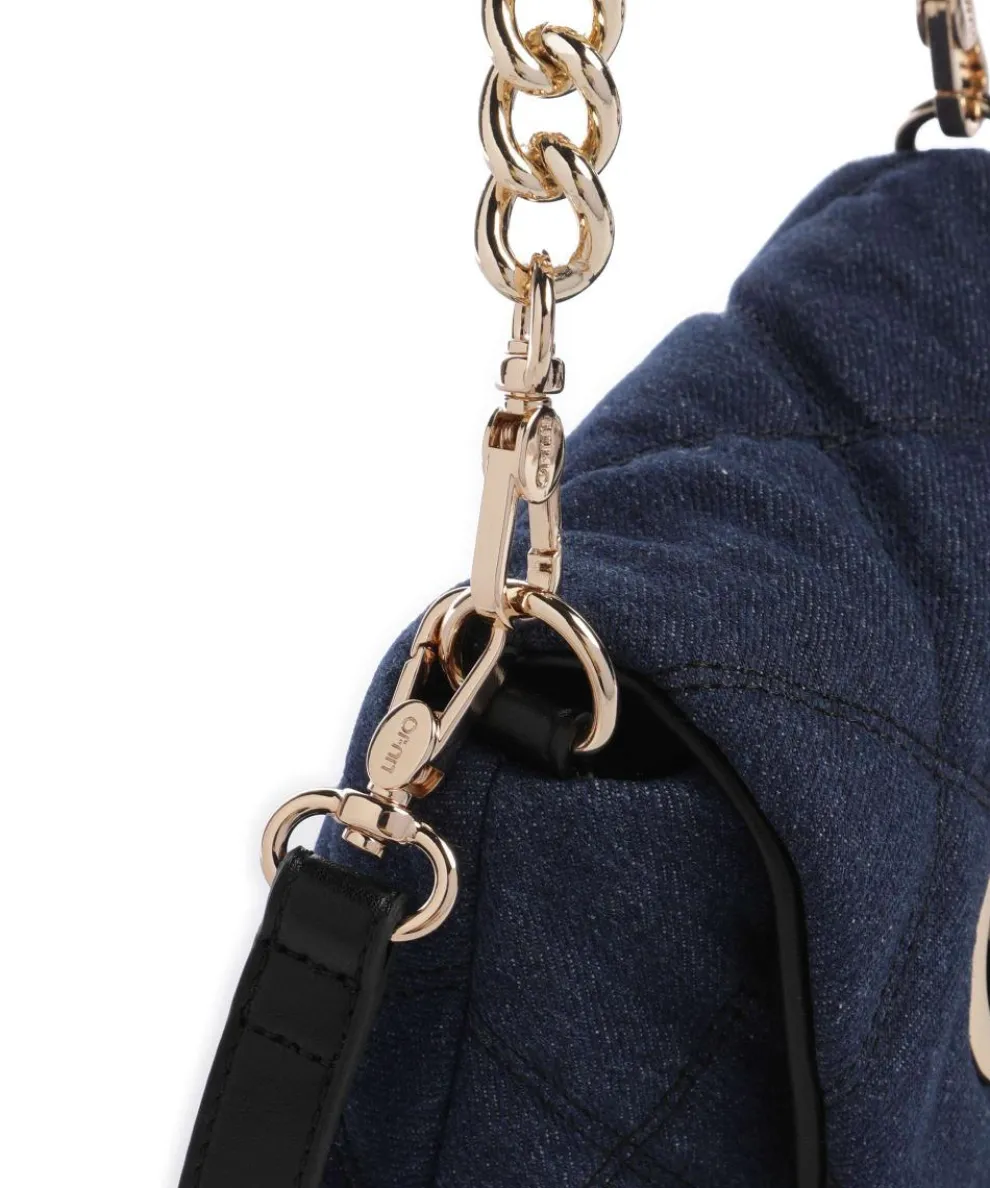 Icon S Shoulder bag cotton dark blue