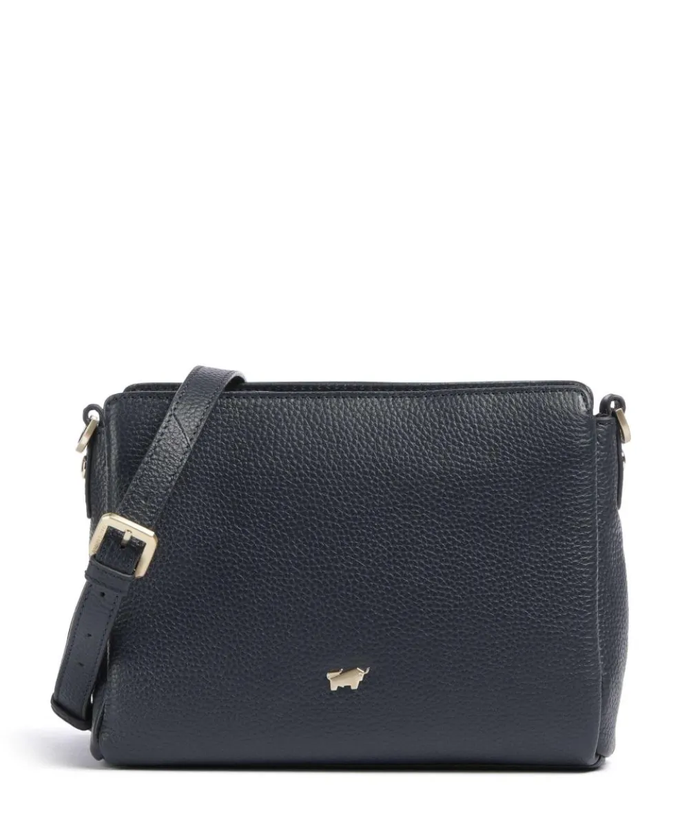 Hanna Crossbody bag grained cow leather navy