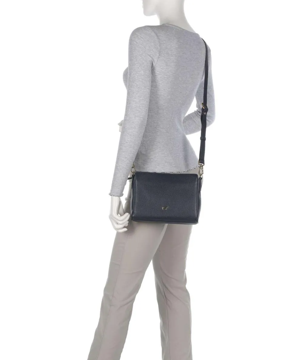 Hanna Crossbody bag grained cow leather navy