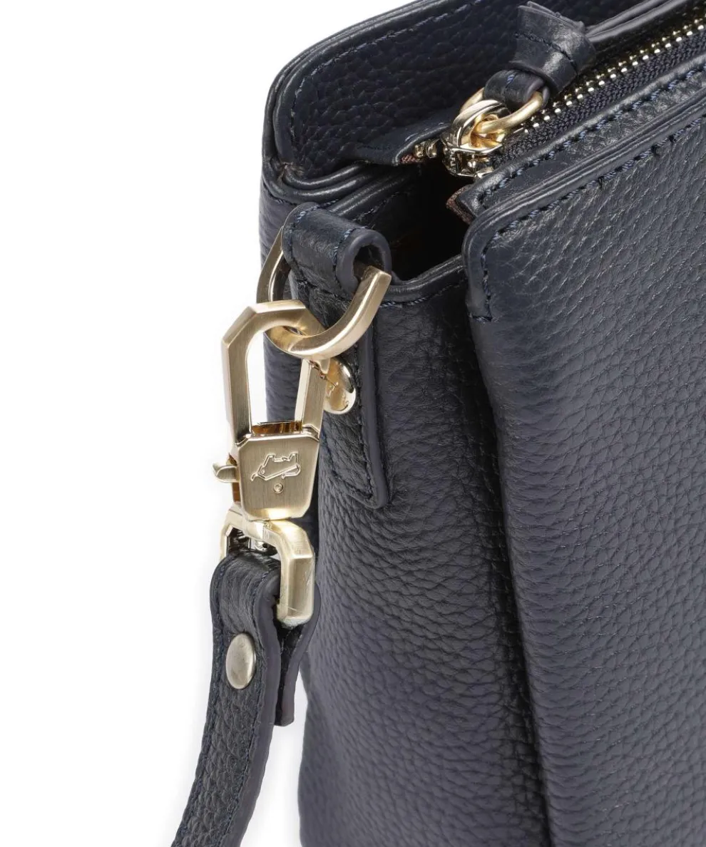 Hanna Crossbody bag grained cow leather navy