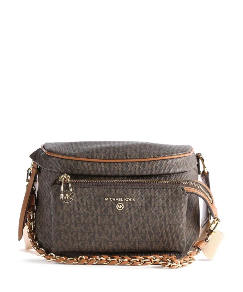 Slater Crossbody bag imitation leather dark brown