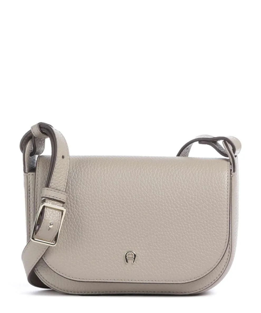 Pura S Crossbody bag grained cow leather beige