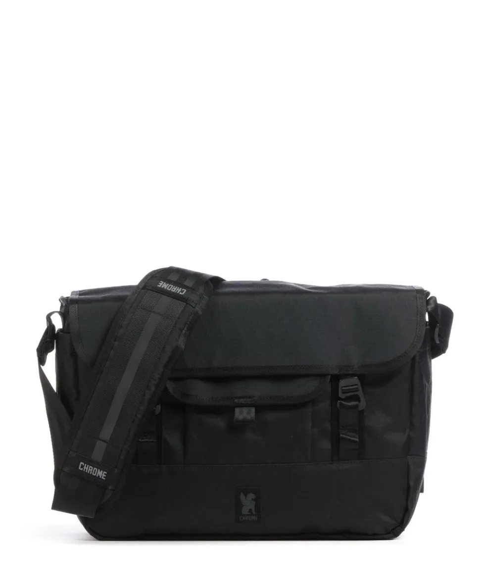 Midtown 20L Messenger bag 16″ recycled nylon black