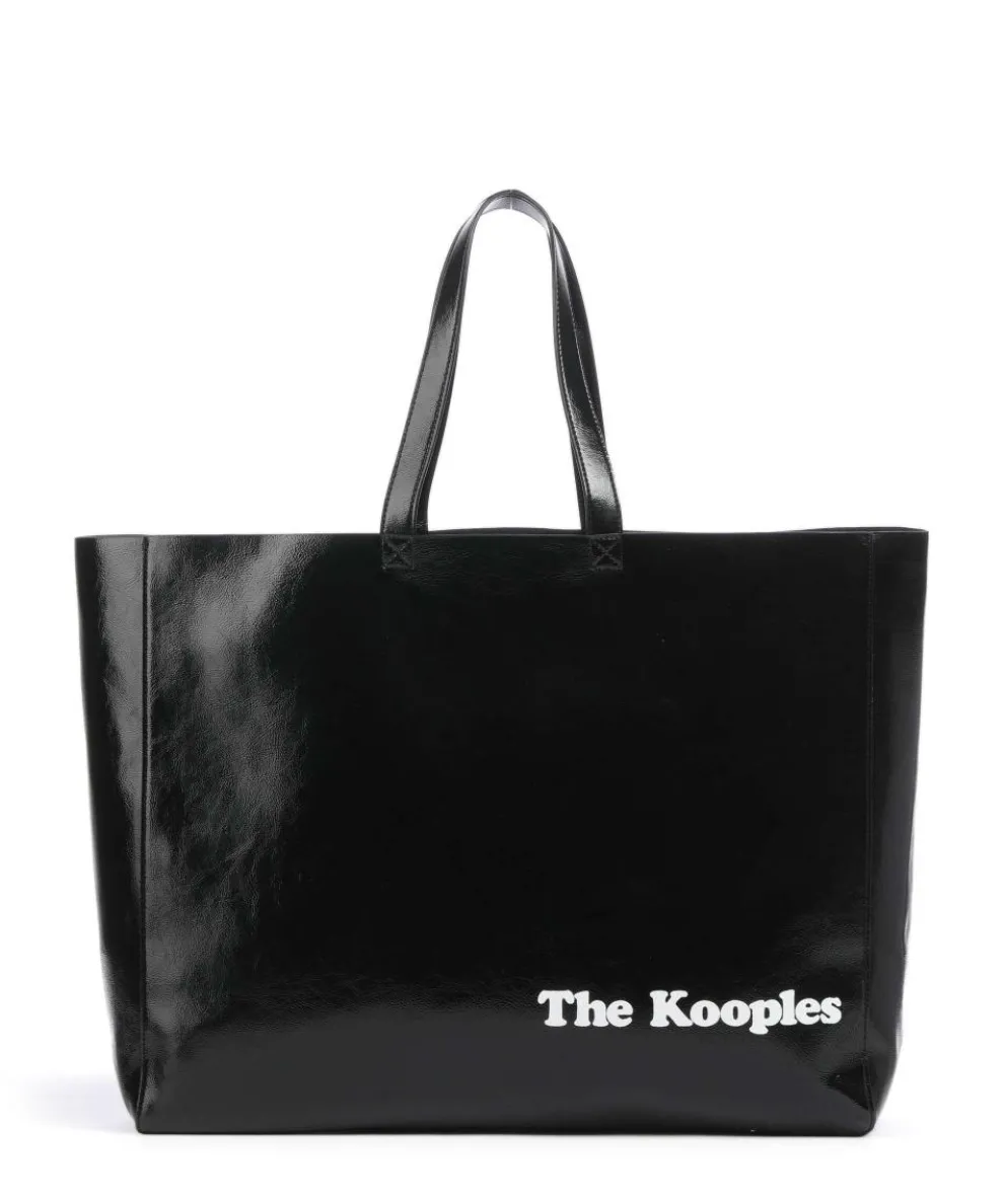 Tote bag imitation leather black