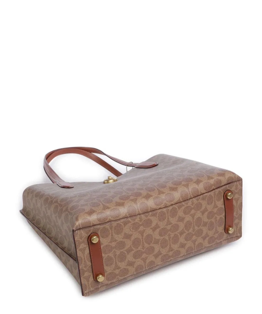 Willow Signature Tote bag canvas brown