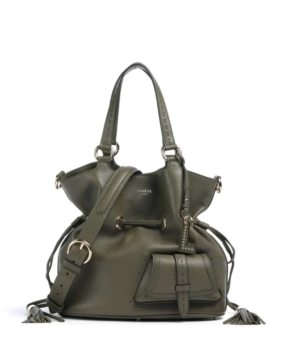 Premier Flirt M Bucket bag grained cow leather khaki