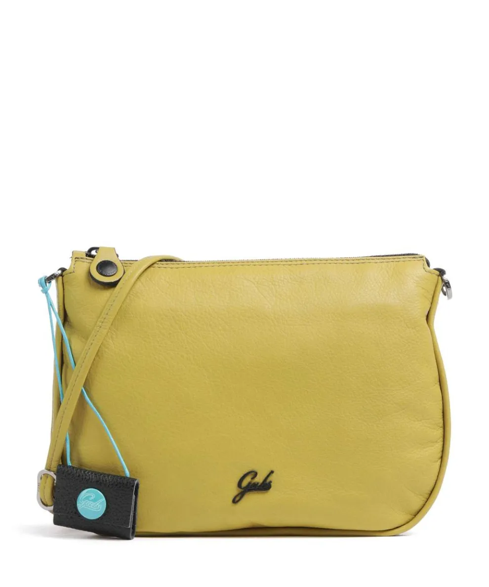 Lilli Shoulder bag grained calfskin yellow green