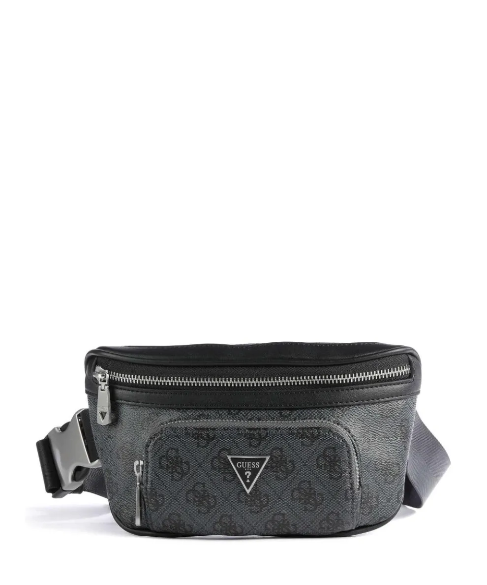 Vezzola Eco Fanny pack imitation leather dark grey