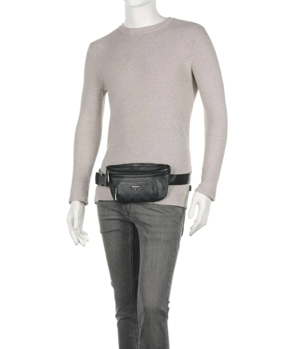 Vezzola Eco Fanny pack imitation leather dark grey