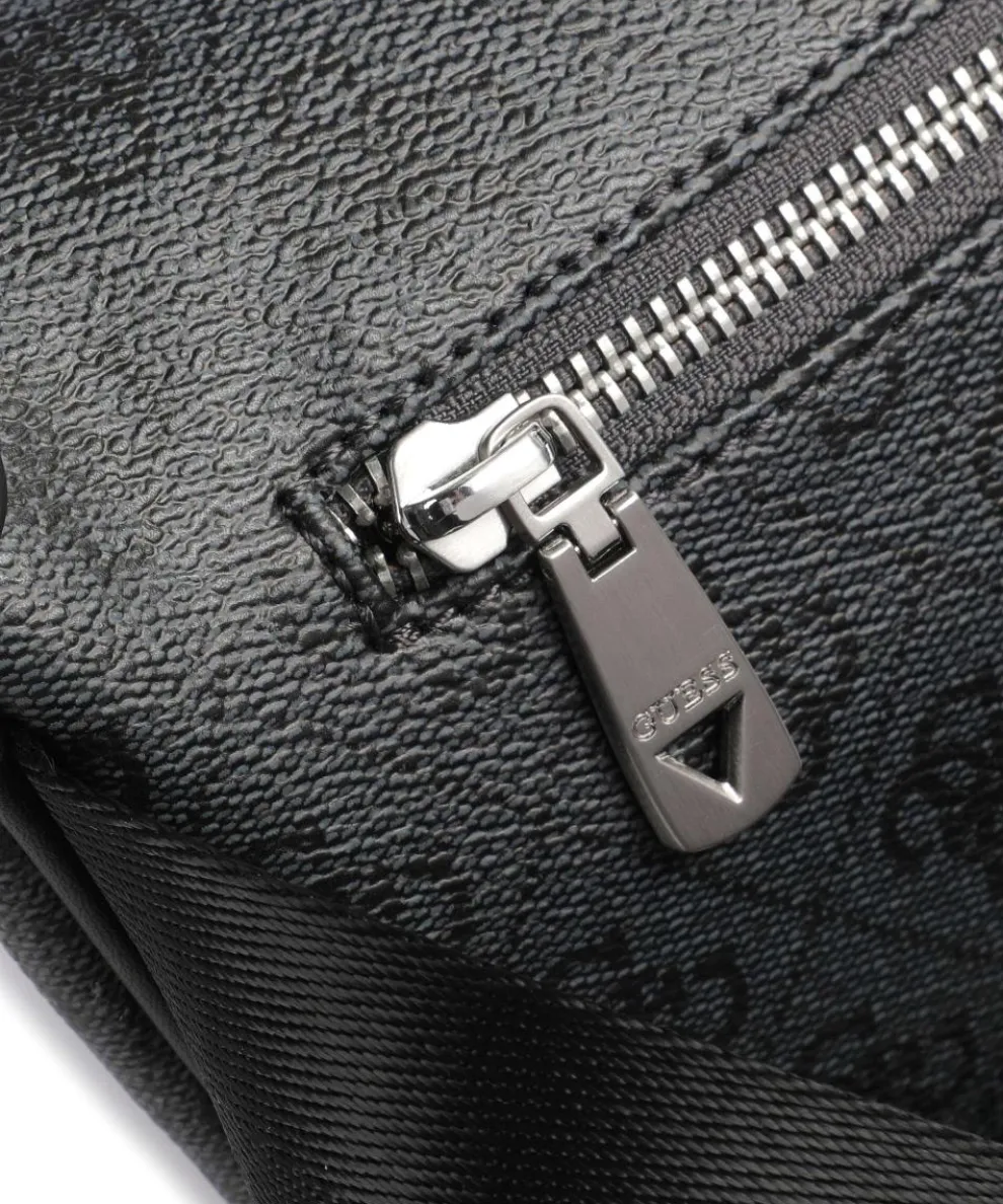 Vezzola Eco Fanny pack imitation leather dark grey