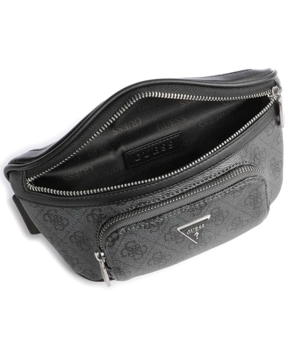 Vezzola Eco Fanny pack imitation leather dark grey