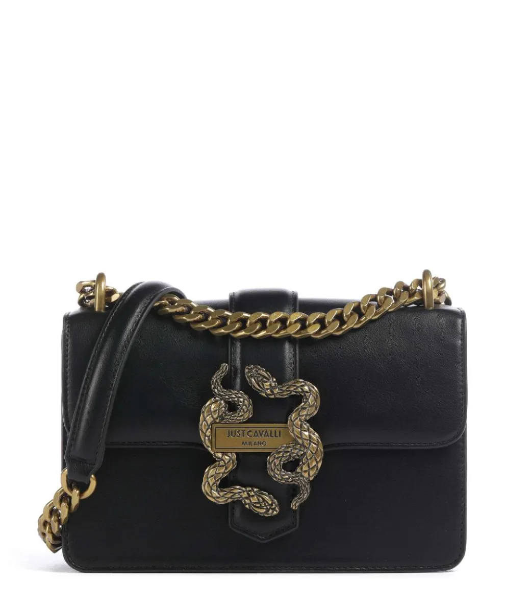 Iconic Snakes Shoulder bag imitation leather black
