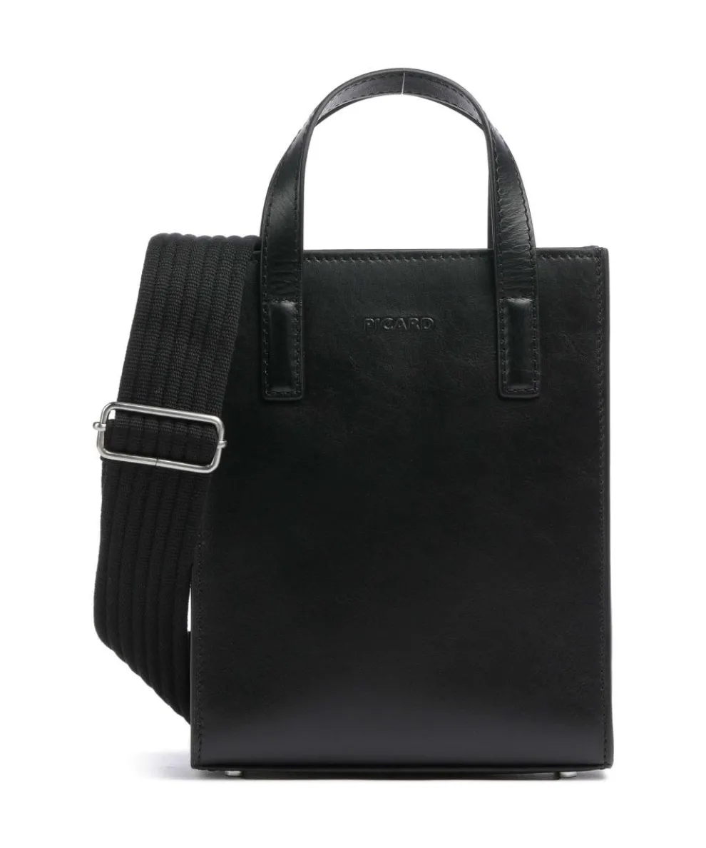 Toscana Crossbody bag fine grain cow leather black
