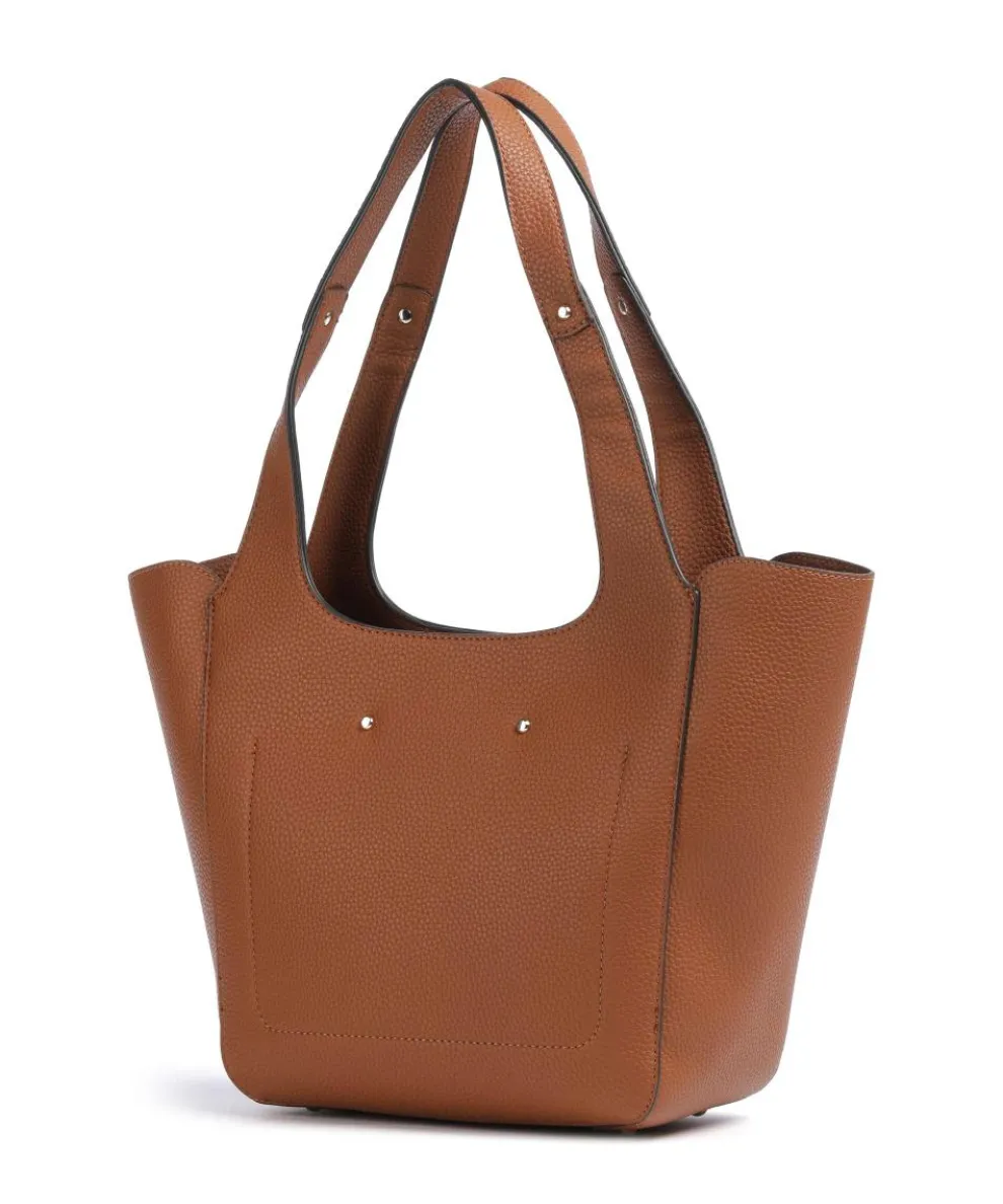 Calista Tote bag imitation leather brown