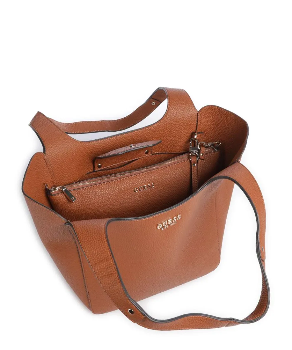 Calista Tote bag imitation leather brown
