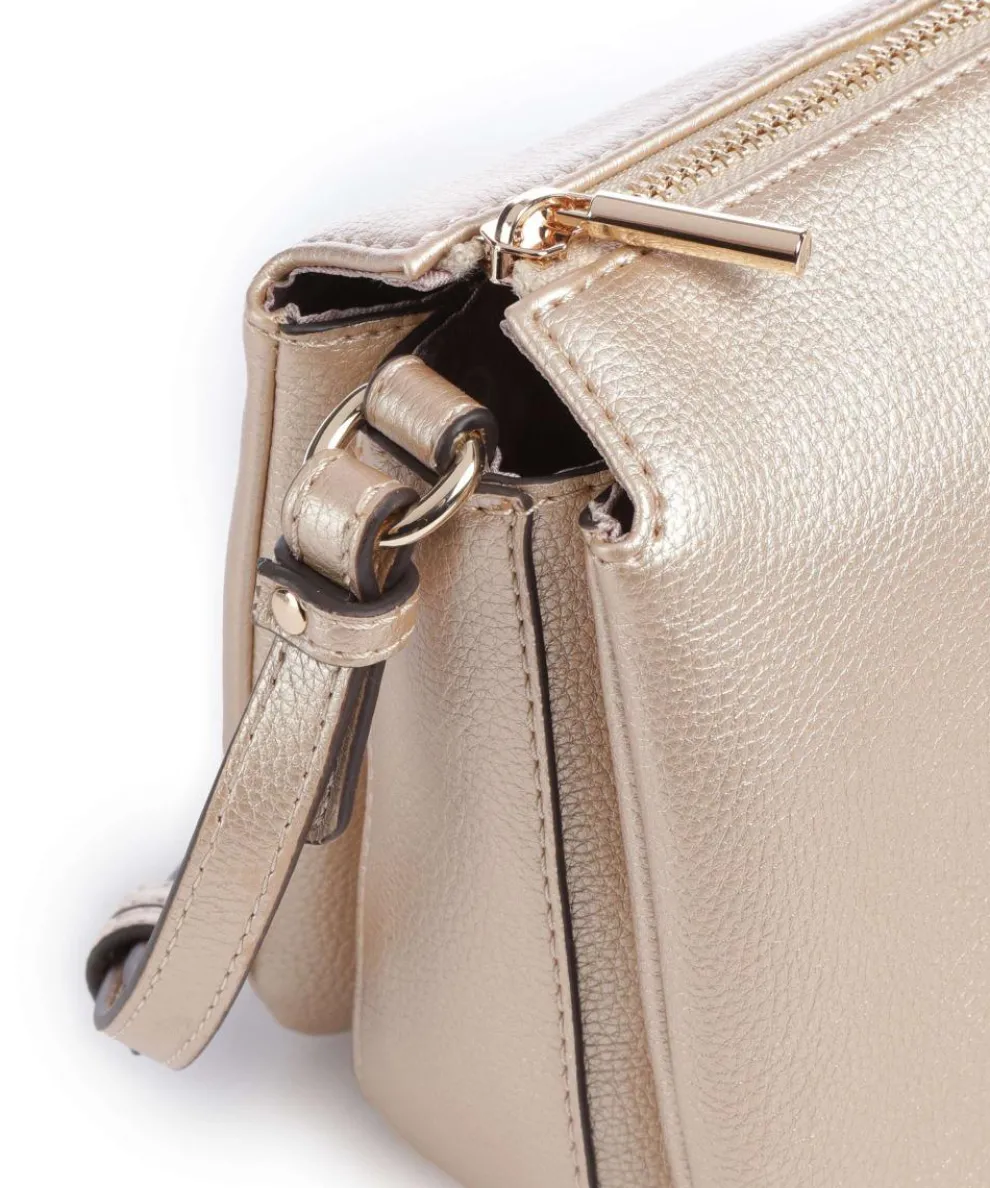 Caliwen M Crossbody bag imitation leather gold