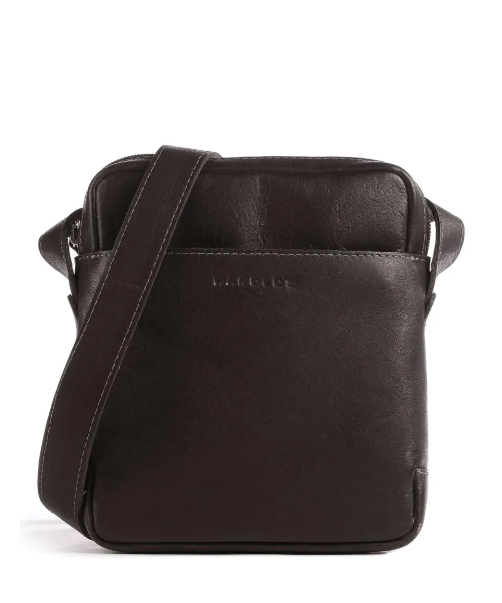 Campo Crossbody bag grained cow leather dark brown