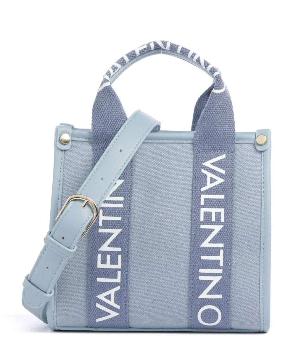 Candle Handbag canvas blue-grey