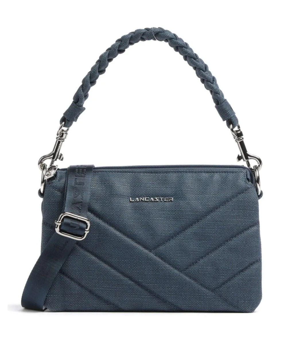 Canvas Matelassé Shoulder bag canvas dark blue