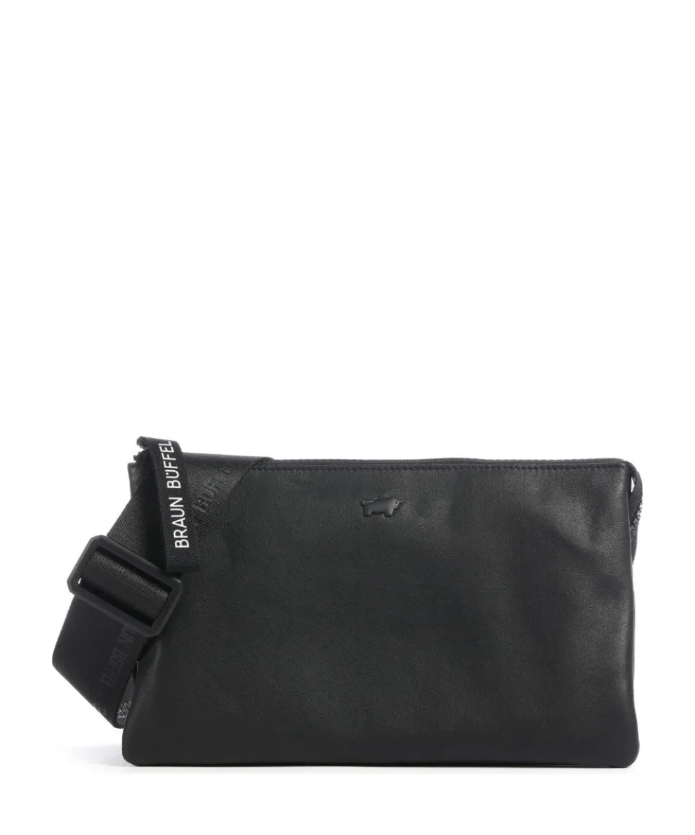 Capri RFID Crossbody bag soft cow leather black