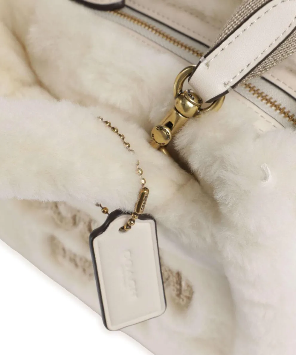 Cargo Shearling 20 Crossbody bag fur cream