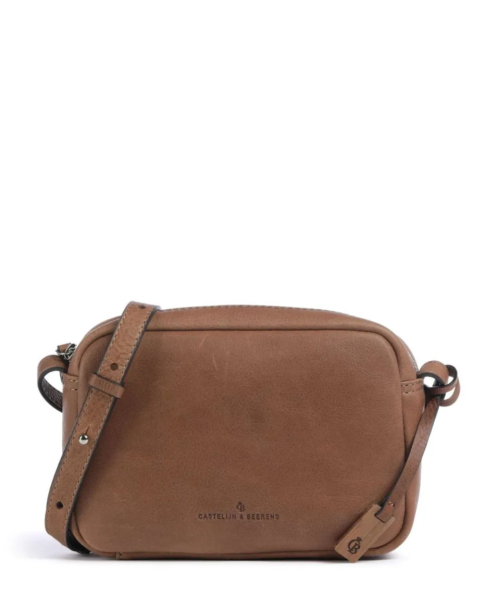 Carisma Crossbody bag grained cow leather brown