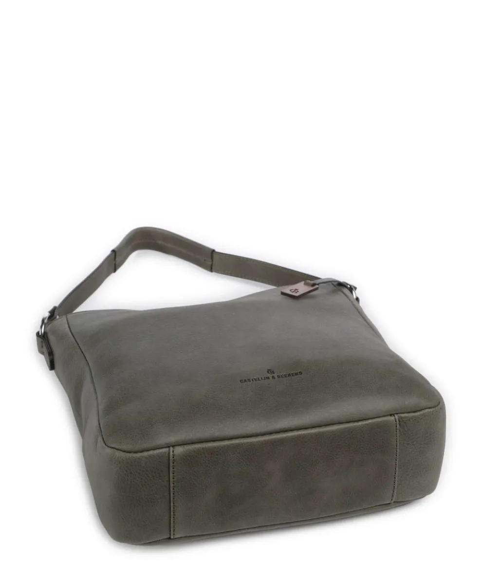 Carisma Hobo bag grained cow leather khaki