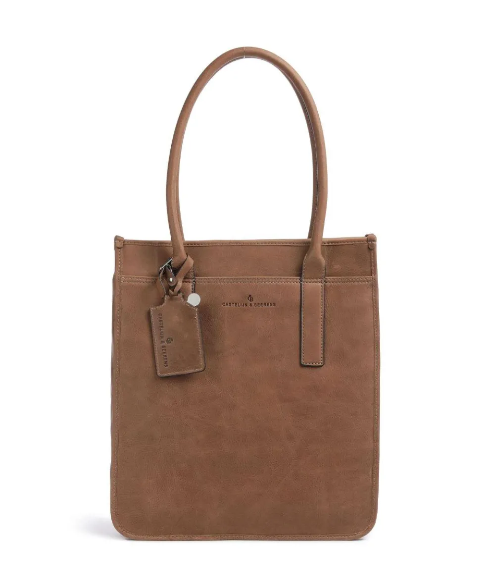 Carisma RFID Tote bag 15″ leather brown