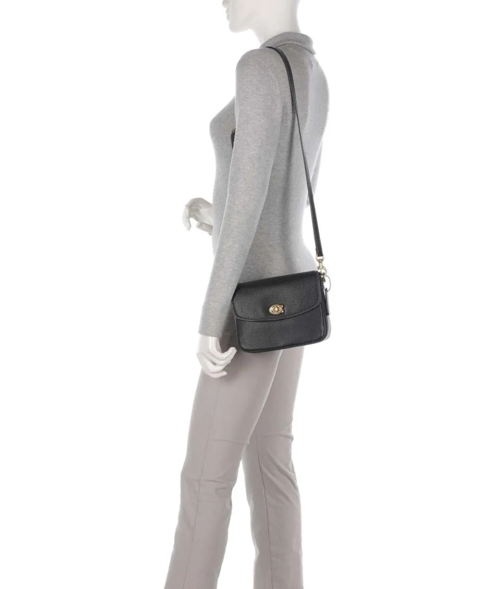 Cassie 19 Crossbody bag grained leather black