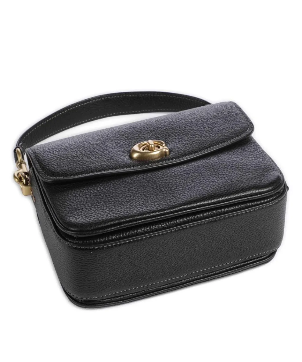 Cassie 19 Crossbody bag grained leather black