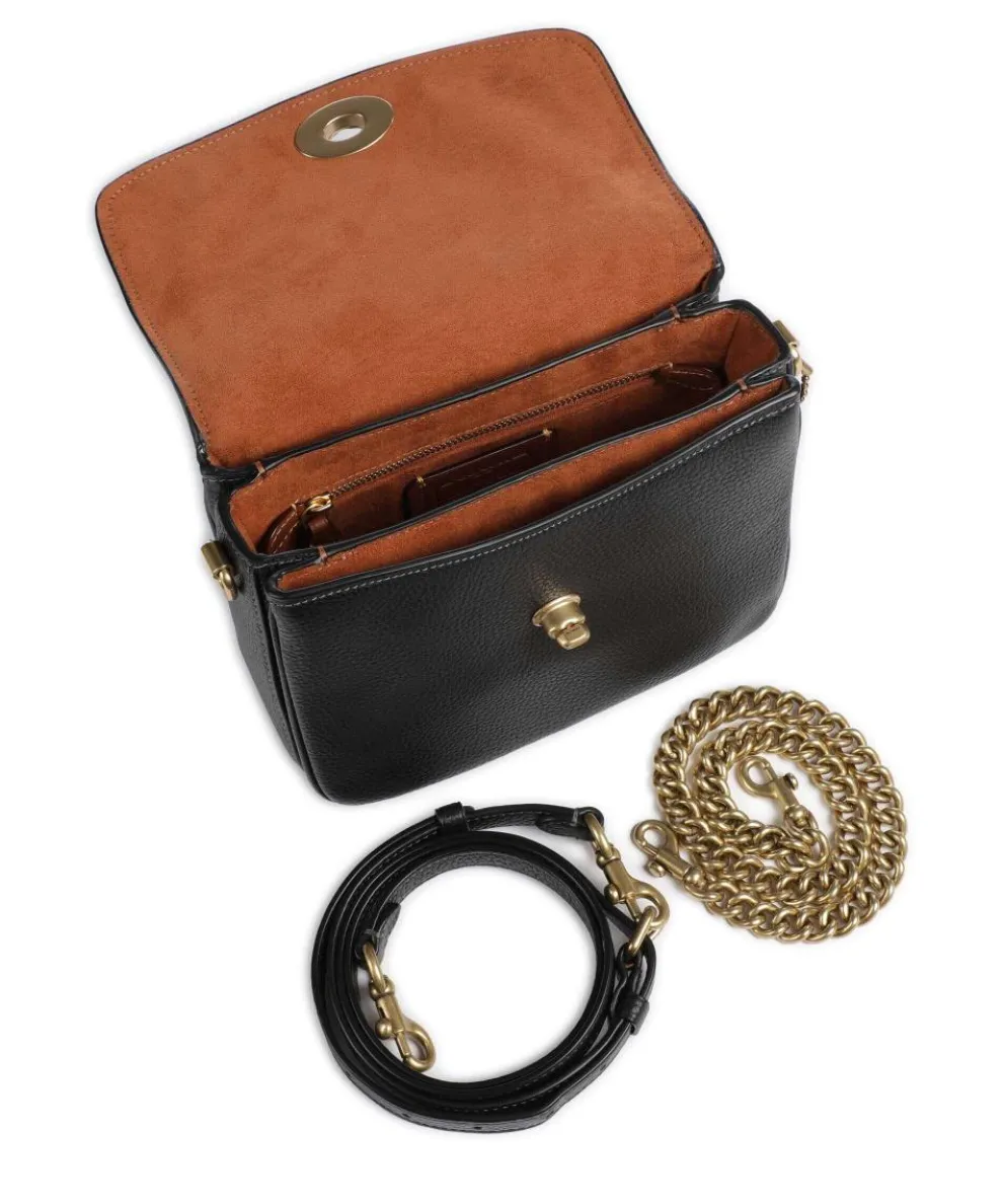 Cassie 19 Crossbody bag grained leather black