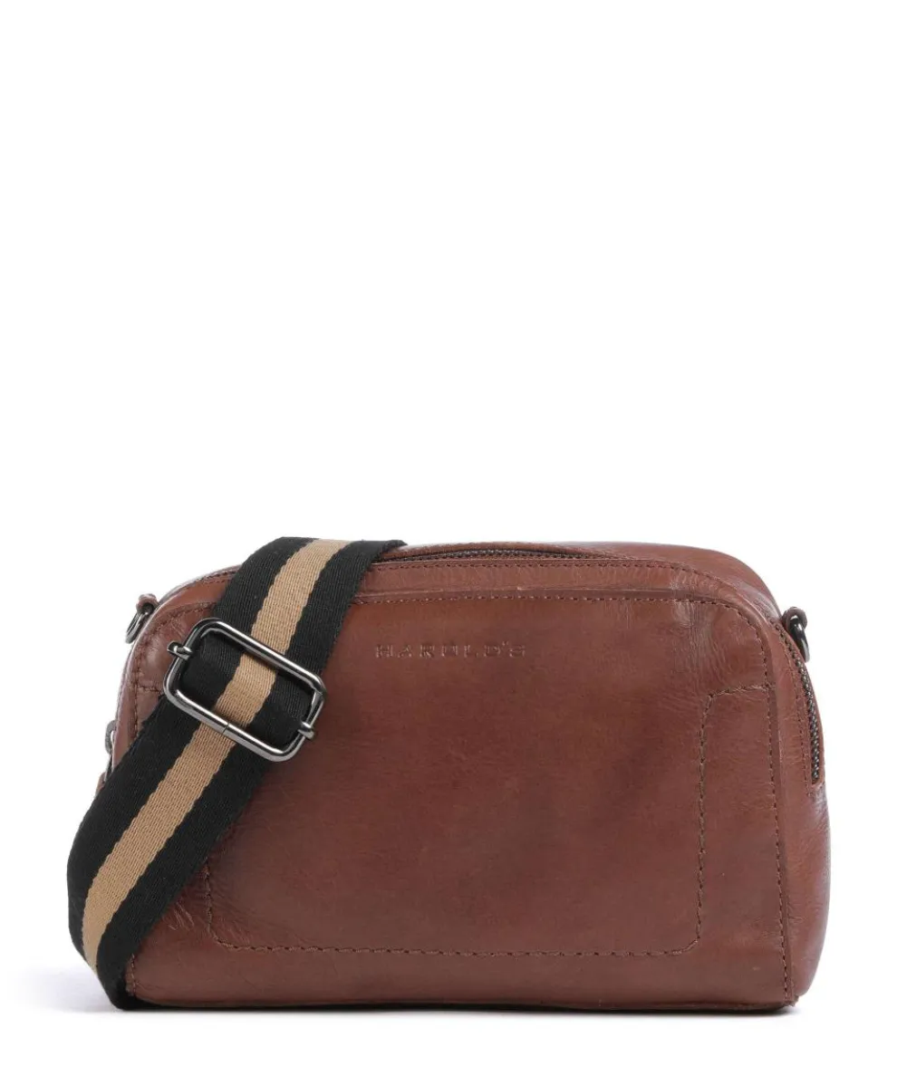 Caugio Crossbody bag soft cow leather cognac