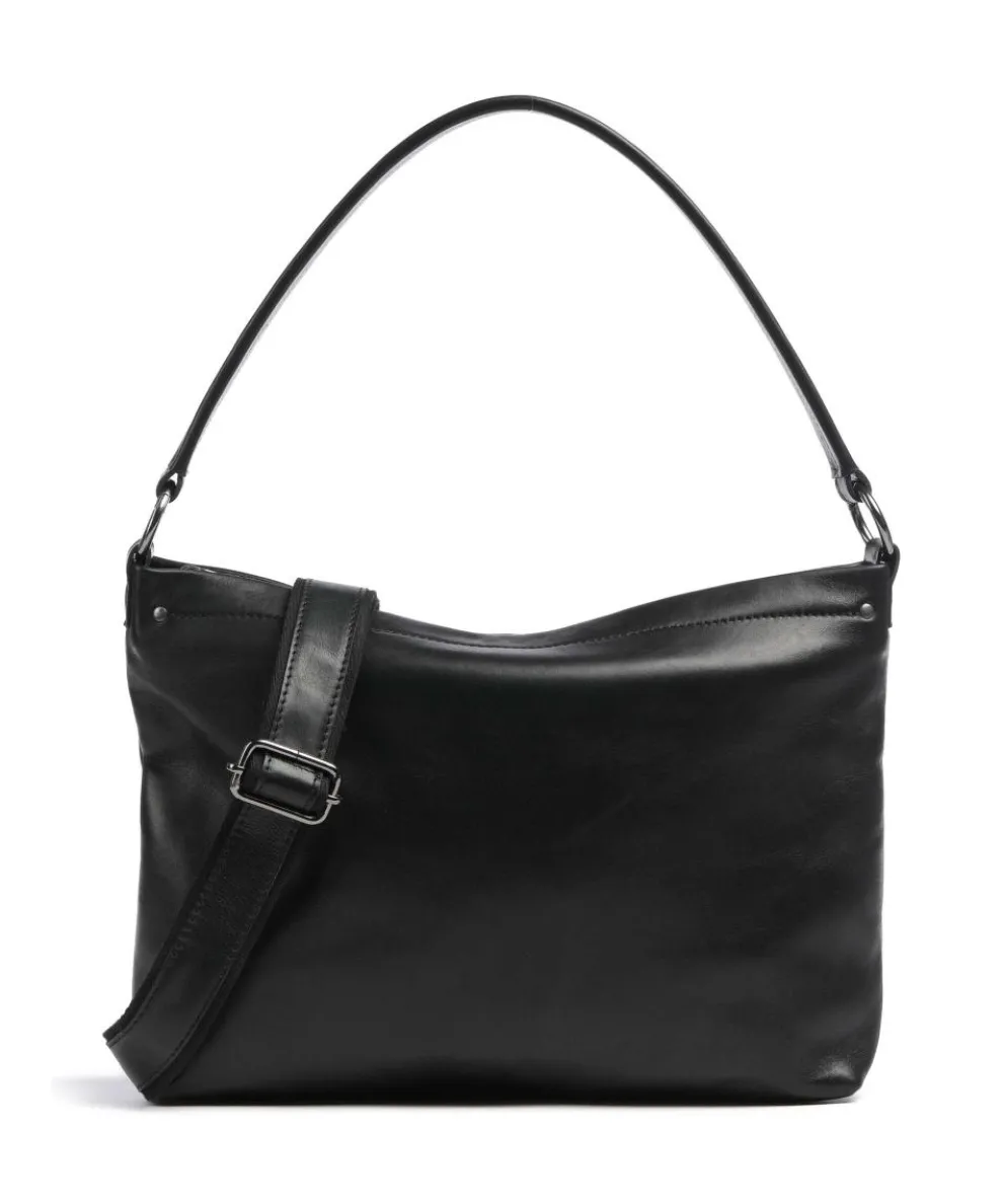 Caugio Hobo bag fine grain cow leather black