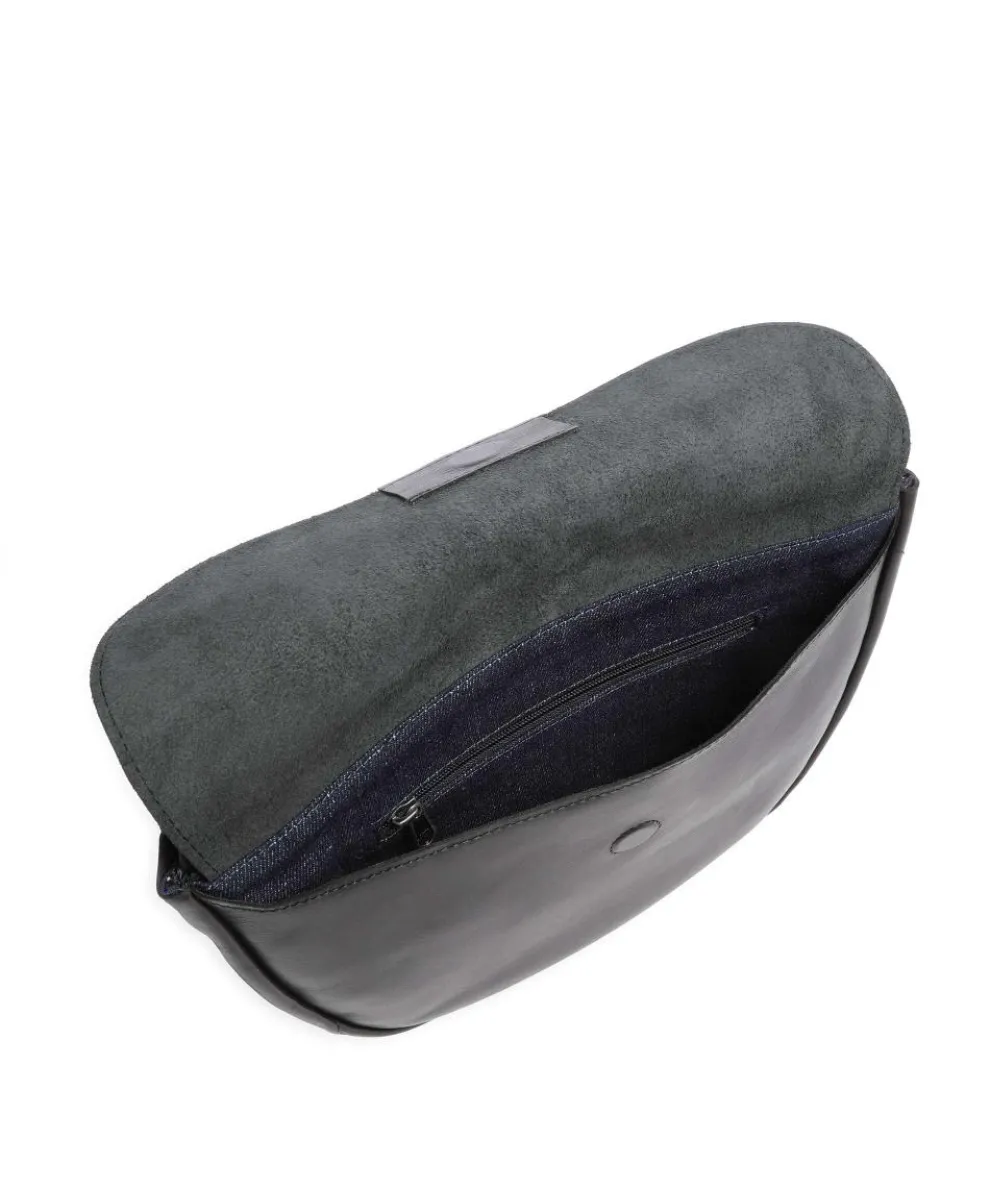 Caugio Shoulder bag fine grain cow leather black