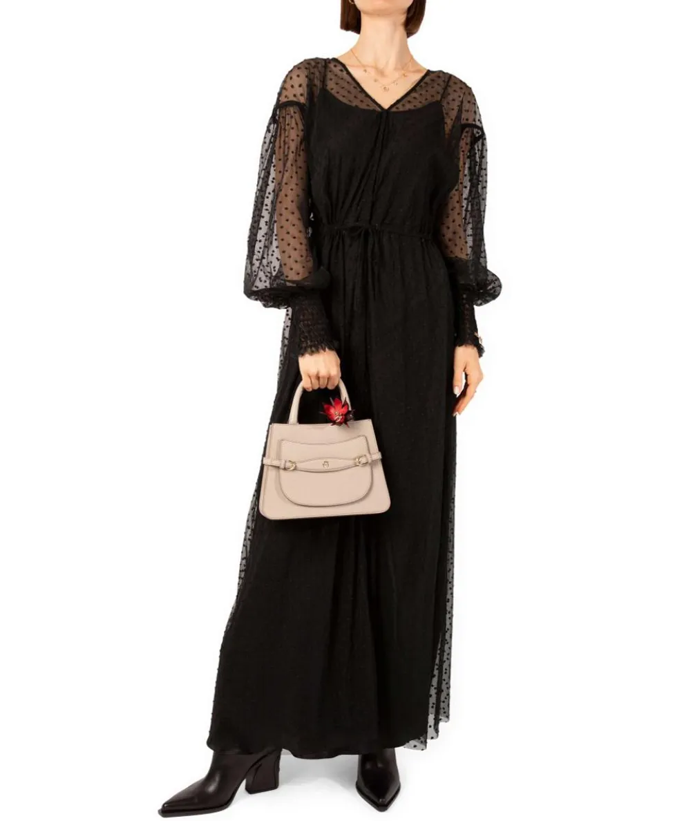 Cavallo M Handbag grained cow leather beige